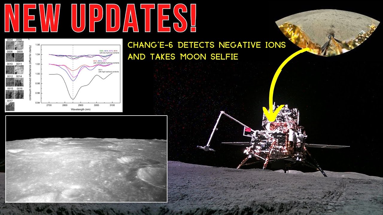 First Ever: Chang’e-6 Detects Ions and Takes Moon Selfie