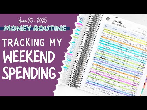 Money Routine | Tracking My Weekend Spending