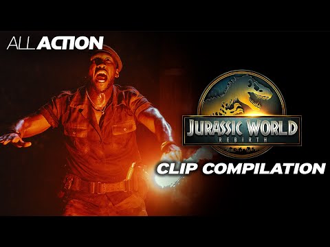 Jurassic World: Rebirth (2025) All Clips Compilation | All Action