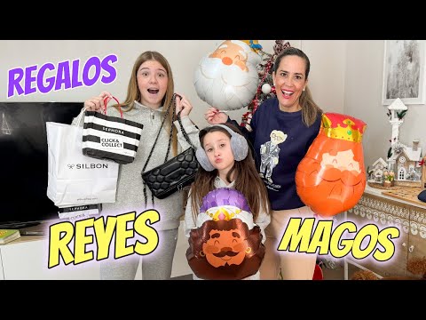 ABRIENDO MIS REGALOS DE LOS REYES MAGOS DANIELA Y MARTINA