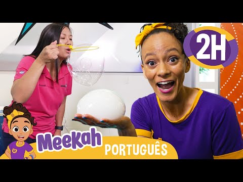 Meekah Aprende Ciência com Bolhas! | 💜 DIA DA MULHER COM MEEKAH 💛 | Vídeos Educativos em Português