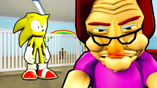 SUPER SONIC vs BETTY'S NURSERY (Roblox)