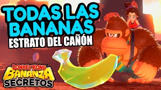 Ubicación de TODAS las BANANAS del Estrato del Cañón - Donkey Kong Bananza Guía 100%