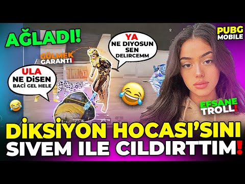 DİKSİYON HOCASI’SINI ŞİVEM İLE ÇILDIRTTIM AĞLADI!! 🤣 | PUBG MOBILE