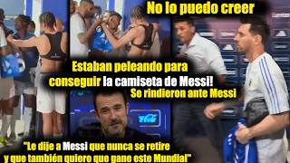 Entrenador Aritz Garai y jugadores de Mauritania se rindieron ante Messi tras enfrentar a Argentina!
