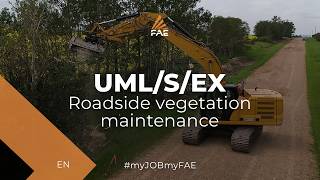 Video FAE UML/S/EX at work in Canada | Forestry mulcher for 18 to 25 ton excavators
