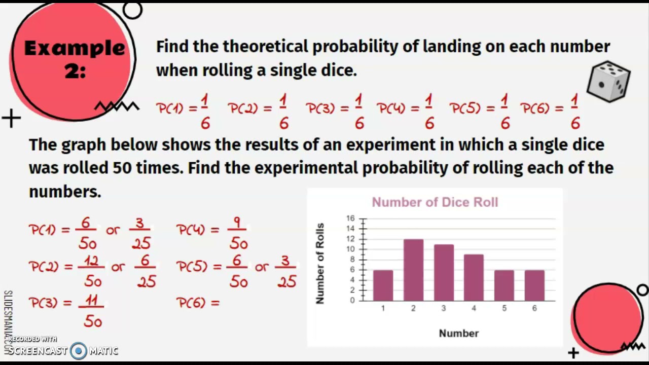 experimental probability - Class 6 - Quizizz