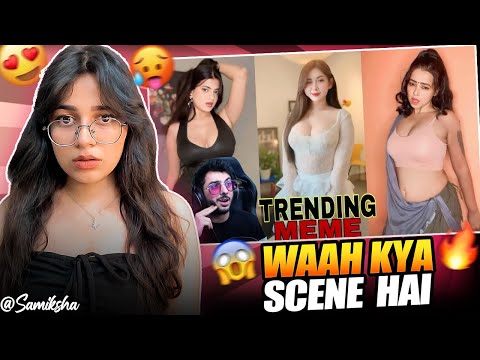 Dank Indian Memes Reaction🤣| Trending Memes | Indian Memes Compilation | Antim Page |Samiksha Sengar