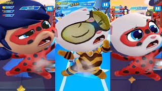 Talking Tom Hero Dash New Update New Character Miraculous Ladybug VS Ladybug Angela QUEEN BEE ANGELA
