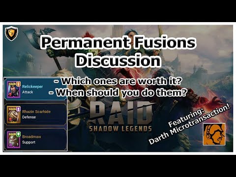 RAID Shadow Legends | Permanent Fusions Discussion feat. Darth Micro!