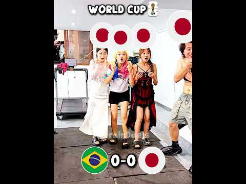 Brazil vs Japan Round Of 32 Face Off #worldcup #usa