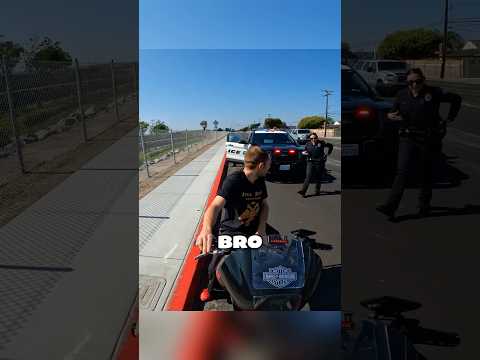 Biker Got Pulled Over by His Sister