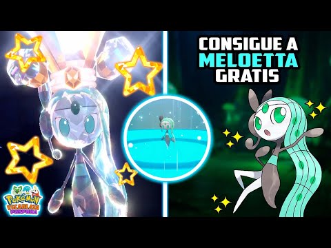 ✅Consigue YA!!! a MELOETTA SHINY ✅GRATIS en ✅Pokémon Escarlata y Purpura ✅2025