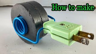 100% Self running free electricity energy 220volt with pvc copper wire