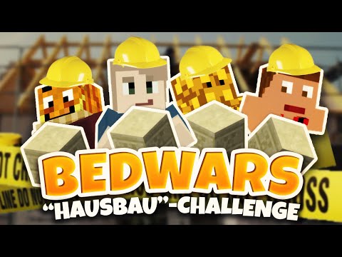 DIE "HAUSBAU"-CHALLENGE ★ Minecraft: BEDWARS | Herr Bergmann