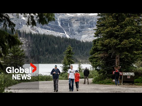 YouTube video thumbnail: Canada's National Parks Enjoying Tourism Boost, but Is it too Much?
