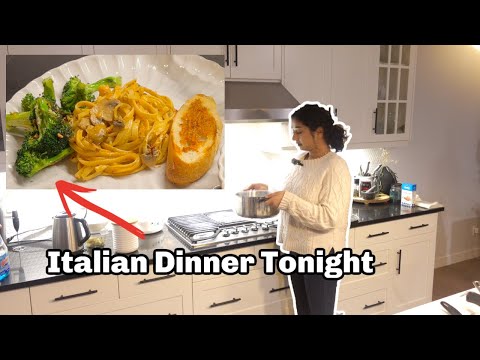 COOK WITH ME OUR DINNER ITALIAN NIGHT | QUICK DINNER | SIMORVLOG