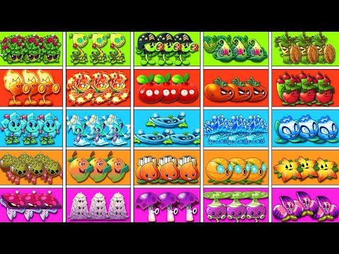 Random 30 COLOR Plants *3 Battlez - Who Will WIn? - Pvz 2 Plant vs Plant