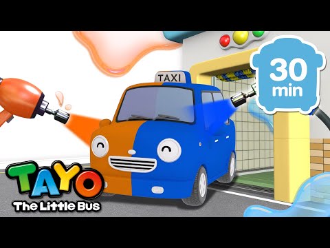 [For TV] Learn Colors with Tayo🌈 | Color Songs Compilation | Colors for Kids | Tayo the Little Bus