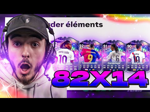 J'OUVRE des PACKS 82x14 & des PACKS 83x10 NUMERO FUT - FC 25 Ultimate Team