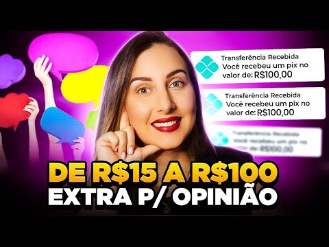 🏆GANHE UM EXTRA em casa apenas DANDO SUA OPINIÃO nesses 5 SITES GRATUITOS