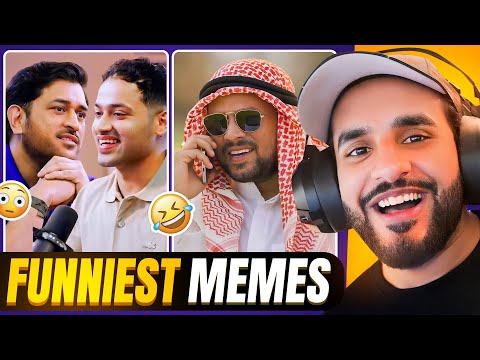 Reacting to MS DHONI First Podcast & Zayn Saifi Funny MEMES 😂