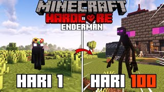 100 Hari di Minecraft Hardcore Tapi Dikutuk jadi Enderman