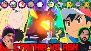 REAGINDO A ANÁLISE DO ZÉ SOBRE ASH VS. CYNTHIA