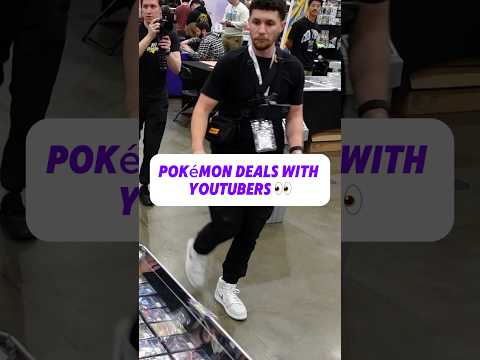 Pokemon deals with YouTubers #tcg #tradingcards #vendorpov #collectacon #pokemontcg pokemon