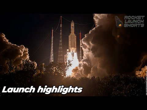 Arianespace Ariane 5 last launch - Heinrich-Hertz & SYRACUSE 4B mission (Launch highlights)