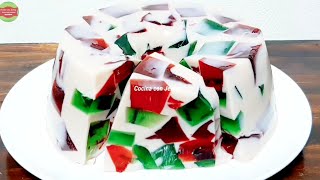 GELATINA DE MOSAICO COM 2 INGREDIENTES QUE A TODOS LES GUSTA