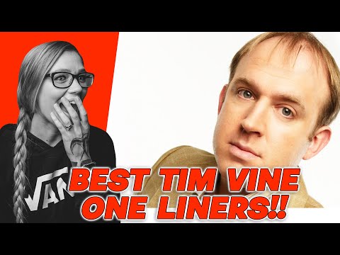 AMERICAN REACTS TO TIM VINE BEST ONE LINERS | LADY RAE | AMANDA RAE