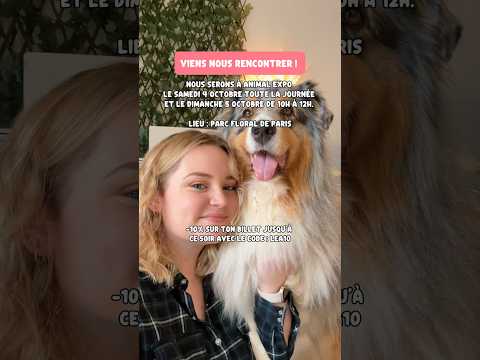 J’ai trop hâte de vous voir 😍 Et on aura même un stand pour échanger avec vous 🥰