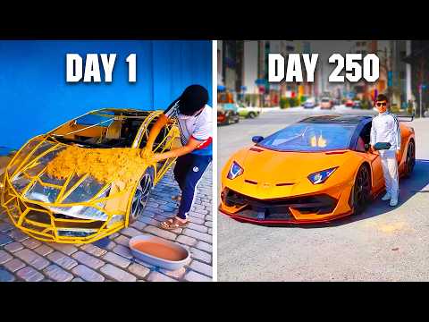 Man Builds a Custom Lamborghini from Scrap Metal