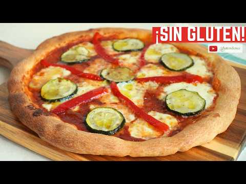 🍕 PIZZA SIN GLUTEN DE MASA MADRE ¡Increíblemente buena!