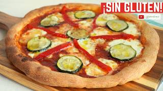 🍕 PIZZA SIN GLUTEN DE MASA MADRE ¡Increíblemente buena!