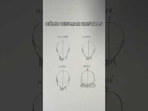 ¡Aprende a dibujar rostros en 30 segundos! 😱✏️ #dibujo #dibujafacil #drawing #art #dibujofacil