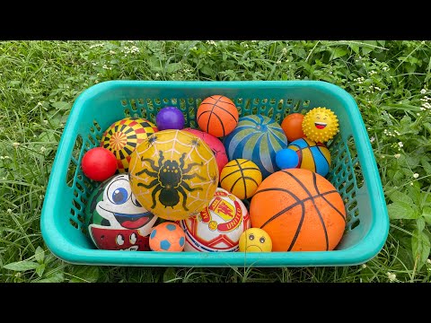 Mencari Bola Semangka, Bola Basket, Bola Sepak, Ikan,Bebek,Mobilan,Bola Kejutan,Bola Emoji,Kura Kura