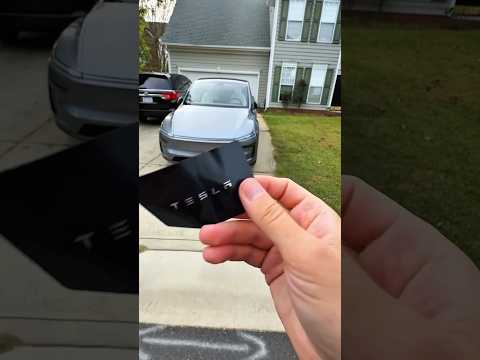 Man finds Tesla car keys. #shorts