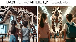 МИР ДИНОЗАВРОВ. Словно прошли через портал и оказались в далеком прошлом! #портал #динозавры