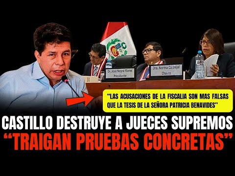 🔴MAGISTRAL! PEDRO CASTILLO Y ANIBAL TORRES CUADRAN A JUECES SUPREMOS