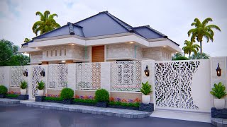 Desain Rumah 10.5x10 m dilahan 15x18 m dengan 3 Kamar | Owner: Bpk Pardamean Matondang - Sumut