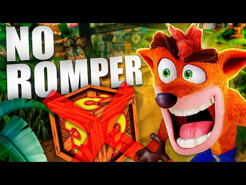 ¿Puedes vencer Crash Bandicoot 3 SIN ROMPER cajas?