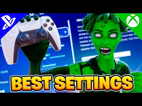 *NEW* BEST Fortnite Controller Settings + Sensitivity for Chapter 5! (PS4/PS5/Xbox/PC)