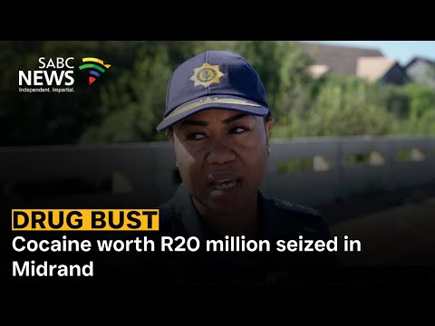 YouTube video thumbnail: Cocaine Worth R20 Million Seized in Midrand
