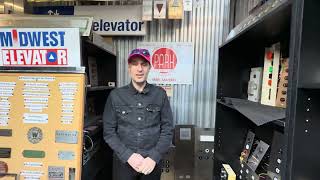 Visiting the elevator museum @ elevaTOURS Elevator Museum, Roanoke VA, USA.