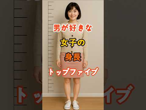 200万ビュー🎉 男が好きな女子の身長トップファイブ #名言 #雑学 #知恵 #開運