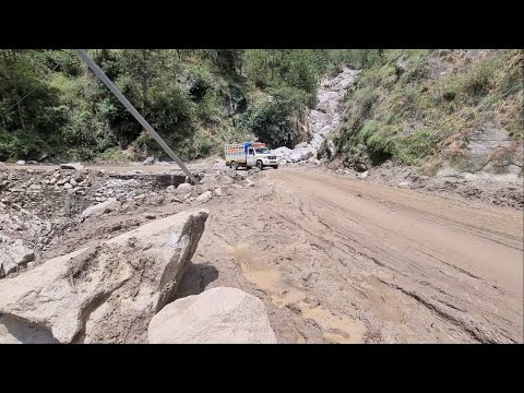 Cloudburst in Petrol pump village Karsog near Shimla || Himachal Pradesh, India