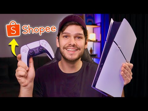 COMPREI um PS5 SLIM BARATO na SHOPEE