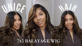 Balayage Body Wave Wig Review ✨ UNICE Pre-Cut & Styled (Ready to Wear!)